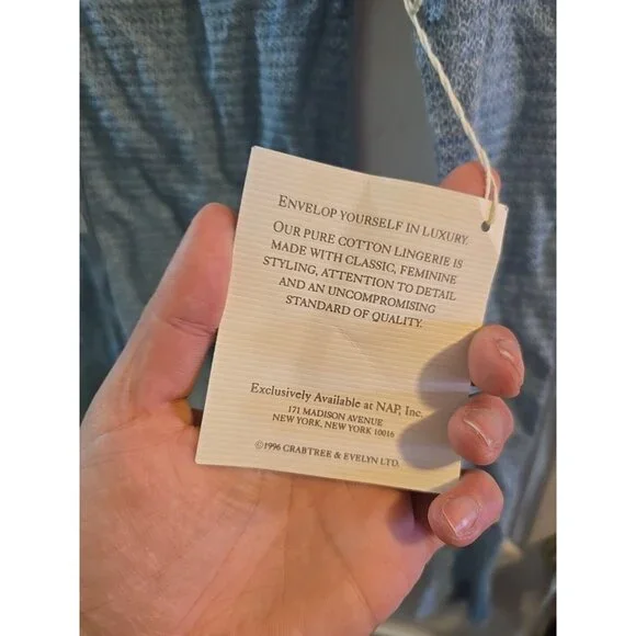 crabtree evelyn NWT Mohair, Wool, Silk Blend Cardigan Sweatee Dusty Blue. Medium - Picture 7 of 15